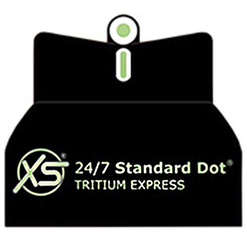 XS Sights 24/7 Standard Dot Express Sight Set for Walther 99 & PPQ, Smith & Wesson 99 Pistols, Includes Tritium Front/Rear Sights