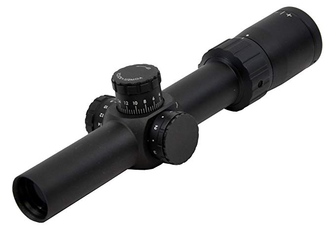 Neptune MK1 30mm 1-6X24 Compact Long Eye Relief Carbine Scope Illuminated Etched Glass Reticle Mil-dot