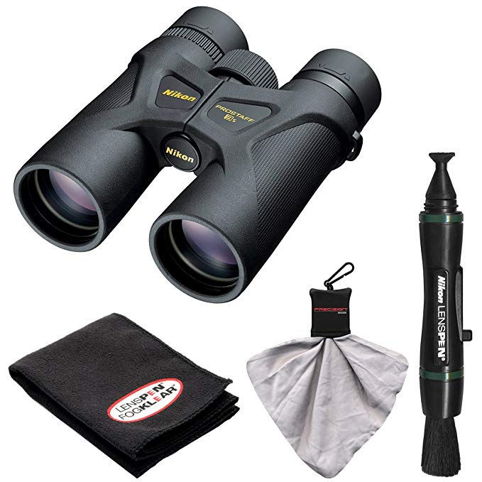 Nikon Prostaff 3S 8x42 Waterproof/Fogproof Binoculars with Case + Cleaning & Accessory Kit