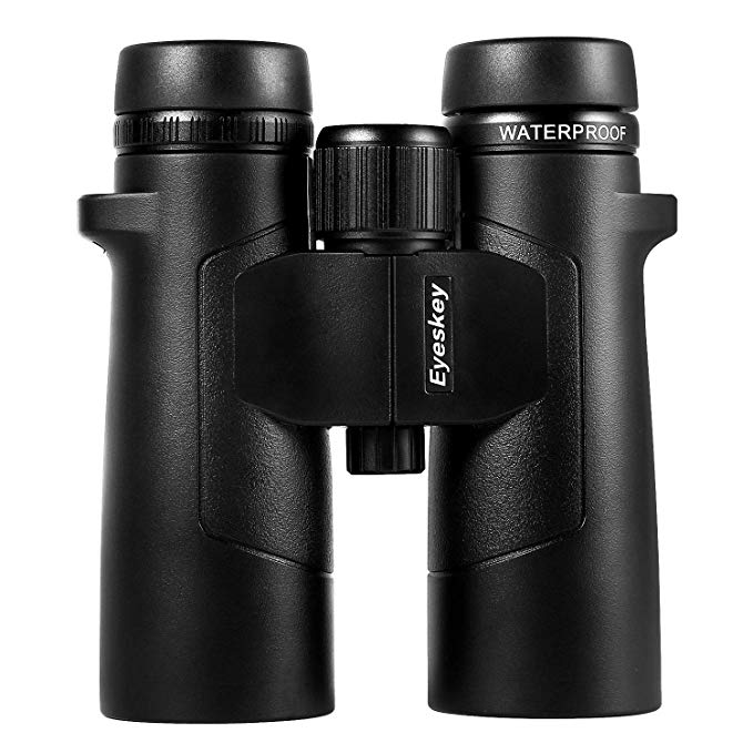 Eyeskey 10X42 Waterproof ED Binoculars for Professional Traveler- Wide Field of View, More Clear -Great for Camping, Hunting, Travelling, Concert, Surveillance