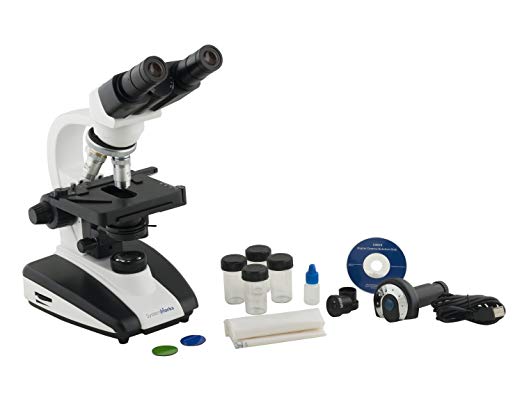 Pearington AP-M0002 Metal Binocular Stereo Microscope with 40X - 2500X Magnification, 16.31