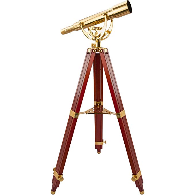 BARSKA Anchormaster 15-45x50 Spyscope w/ Mahogany Floor Tripod
