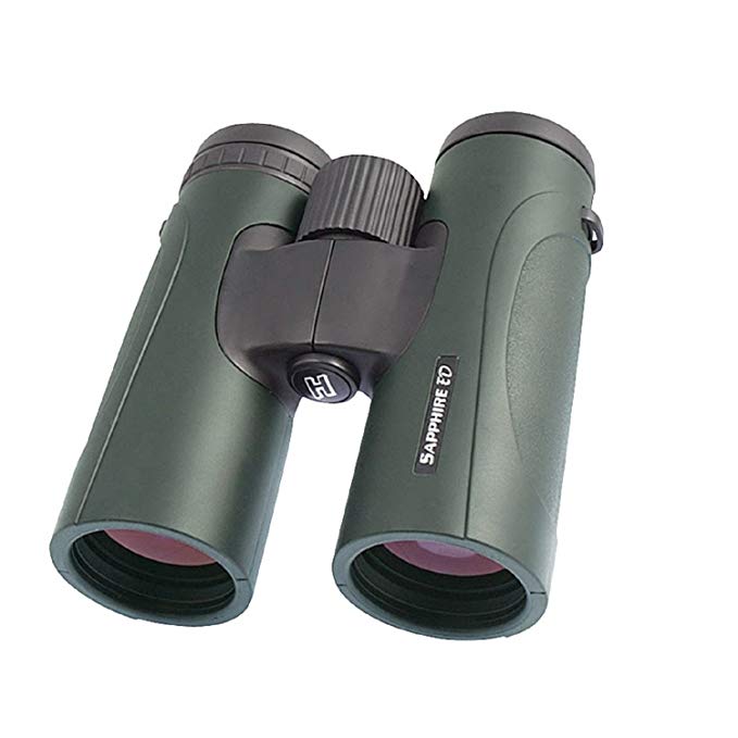 Hawke 39201 Sapphire ED 8x42 Binocular, Hinge Type: Top, Color: Green, ED Glass