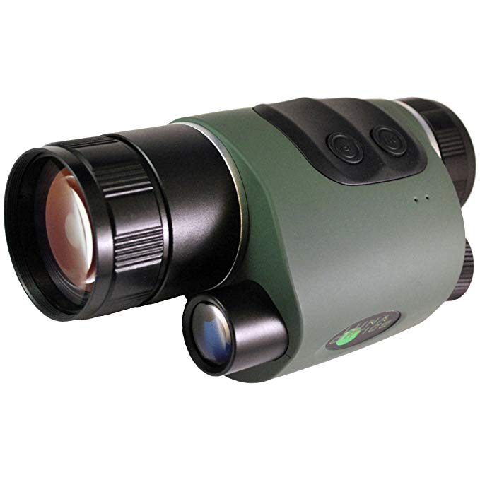 Luna Optics Hi-Resolution Wide-View Night Vision Monocular Magnification: 3x42