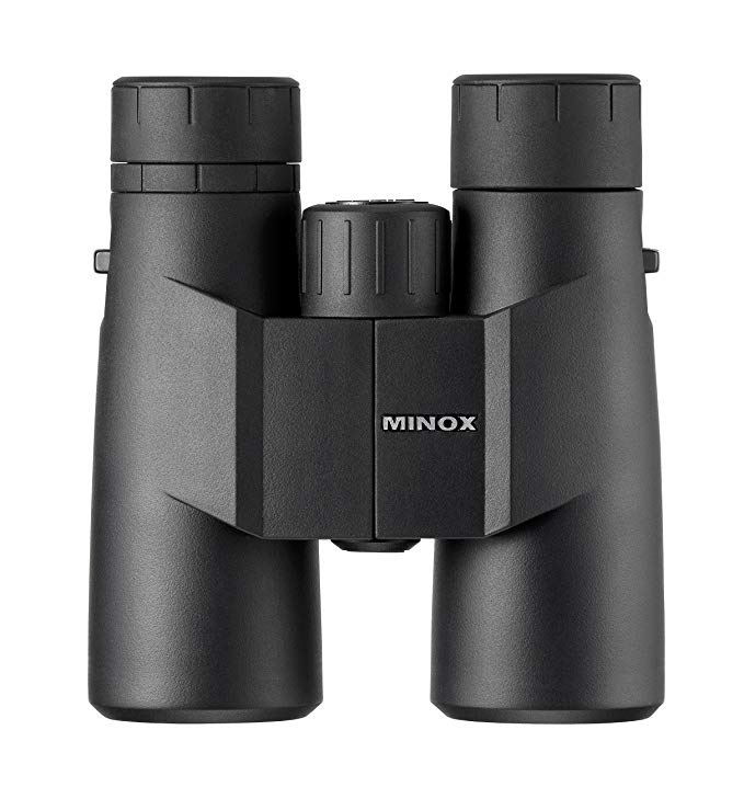MINOX BF 10x42 Magnification Waterproof Compact & Lightweight Anti-fog Binoculars with Nitrogen Filling, Twisting Eyecups and Tripod Socket