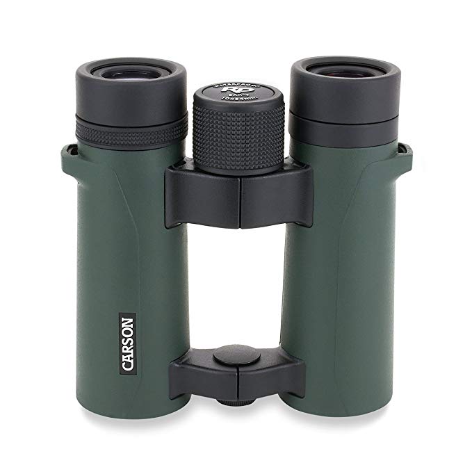 Carson RD Series Open-Bridge Compact or Full Sized Waterproof High Definition Binoculars For Bird Watching, Hunting, Sight-Seeing, Surveillance, Safaris, Concerts, Sporting Events, Travel, Camping and other Outdoor Adventures