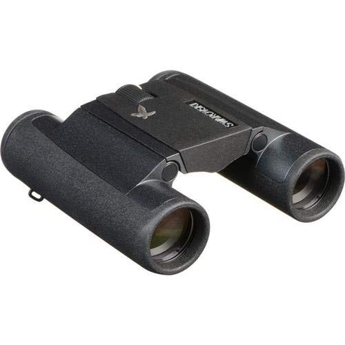 Swarovski Optik 8x25 CL Pocket Mountain Water Proof Roof Prism Binocular with 6.8 Degree Angle of View, Black Rubber Armoring