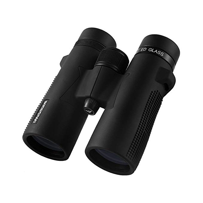Wingspan Optics Valkyrie Ultra HD 10X42 High Powered Binoculars for Bird Watching with ED Glass. 10X Magnification to See Birds 10X Closer. Phase Coated, Close Focus and Wide Field of View