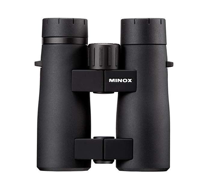 MINOX BV 8x44 Compact Roof Prism Binocular - 8x Magnification w/ Comfort Bridge Housing - Multi-Coated Lens System - Anti-Fog, Non-Slip Sturdy Body and Waterproof