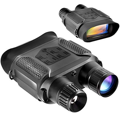 Digital Night Vision Binoculars 7x31mm-400m/1300ft Viewing Range Super Large 4’’ Viewing Screen Infrared Scope in Full Dark