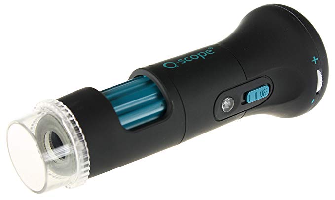 Q-Scope QS.13100-W 1.3MP 10-50X, 100X Wi-Fi/USB Handheld Digital Microscope with Polarizer