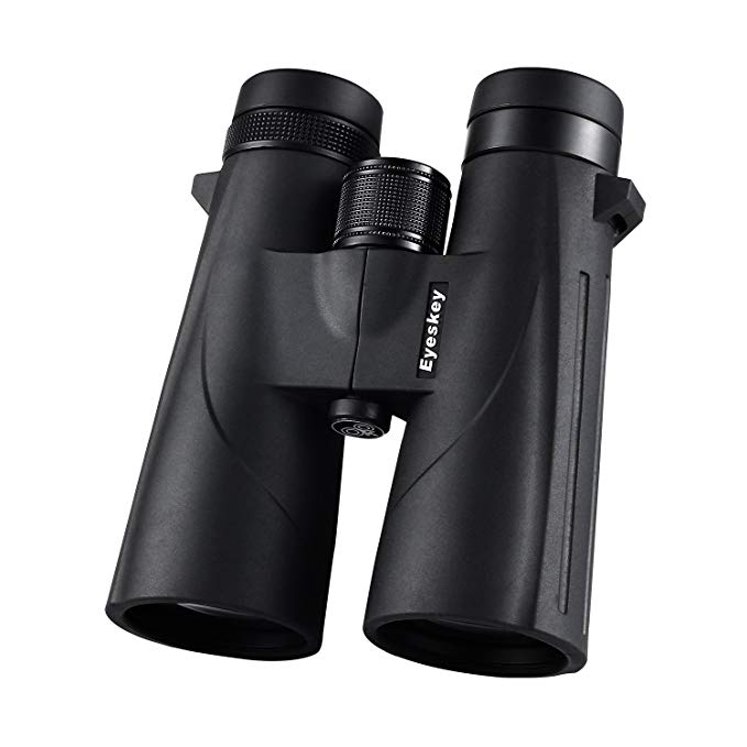 Eyeskey 12x50 Waterproof Binoculars for Adults, Ultra HD with BAK-4 Prisms and FMC Lens for Stargazing, Hunting, Hiking and Sports Games with Carrying Case Strap Clean Cloth Lens Covers