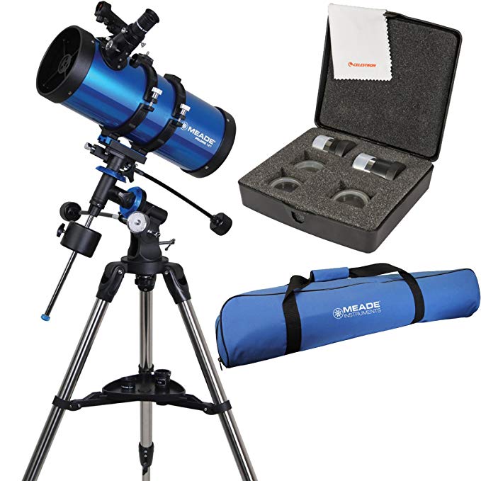 Meade Polaris 127mm f/7.9 Reflector Telescope w/ Travel Bag & Accessory Kit